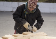 III Международный фестиваль деревянной парковой скульптуры "Чудотворцы". Работа мастеров. Сентябрь, 2013